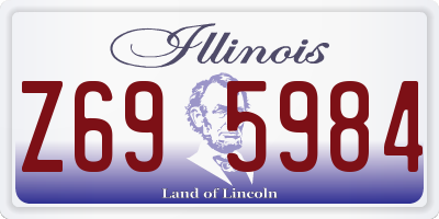 IL license plate Z695984