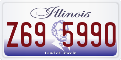 IL license plate Z695990