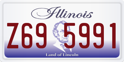 IL license plate Z695991