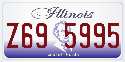 IL license plate Z695995