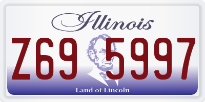 IL license plate Z695997