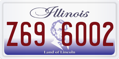 IL license plate Z696002