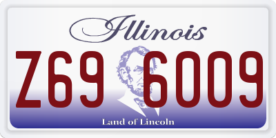 IL license plate Z696009