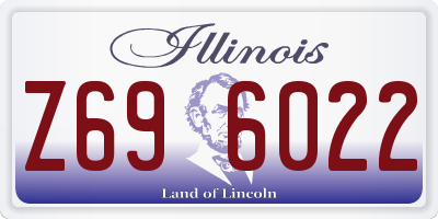 IL license plate Z696022