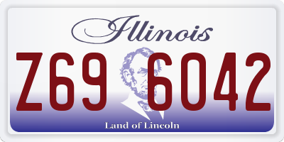 IL license plate Z696042