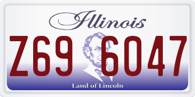 IL license plate Z696047