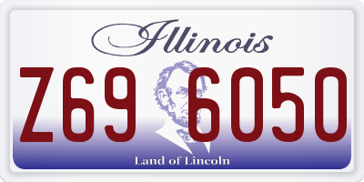 IL license plate Z696050