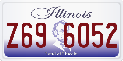 IL license plate Z696052