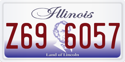 IL license plate Z696057
