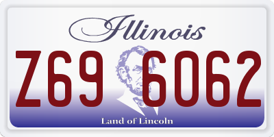 IL license plate Z696062