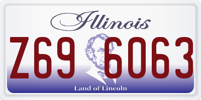 IL license plate Z696063