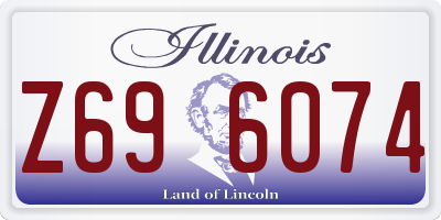 IL license plate Z696074