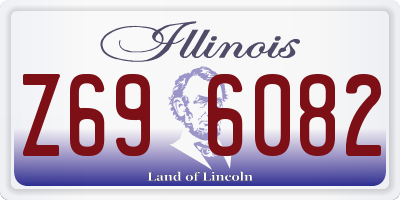 IL license plate Z696082