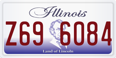 IL license plate Z696084