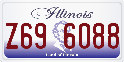 IL license plate Z696088