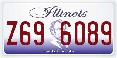 IL license plate Z696089