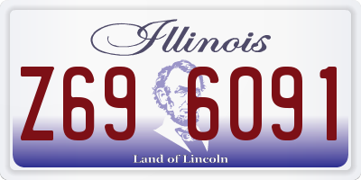 IL license plate Z696091