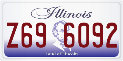 IL license plate Z696092