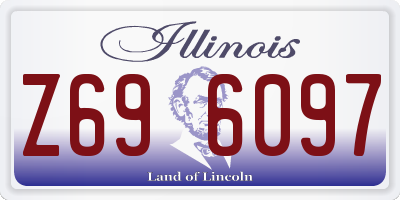 IL license plate Z696097