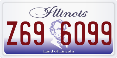 IL license plate Z696099