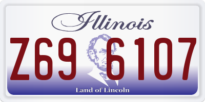 IL license plate Z696107