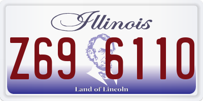 IL license plate Z696110