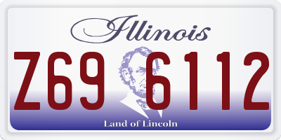 IL license plate Z696112