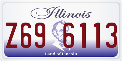 IL license plate Z696113
