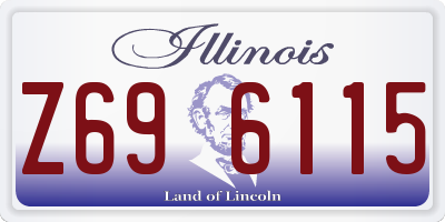 IL license plate Z696115