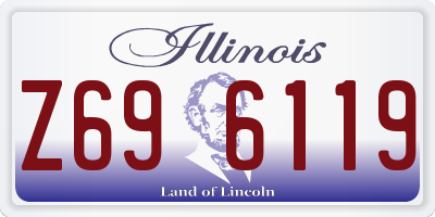 IL license plate Z696119