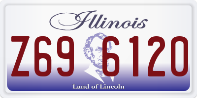 IL license plate Z696120
