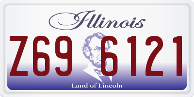 IL license plate Z696121