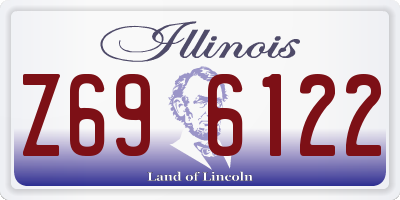 IL license plate Z696122