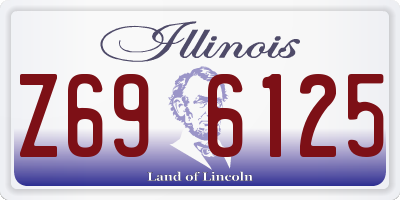 IL license plate Z696125