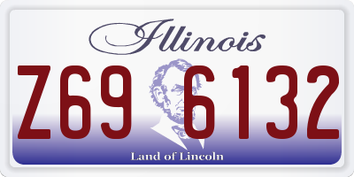 IL license plate Z696132