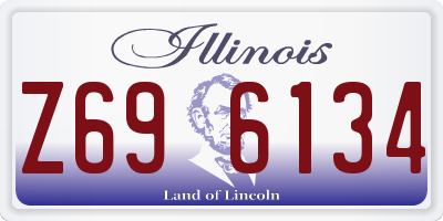 IL license plate Z696134