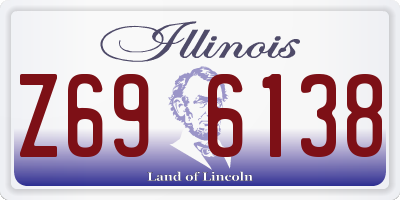 IL license plate Z696138