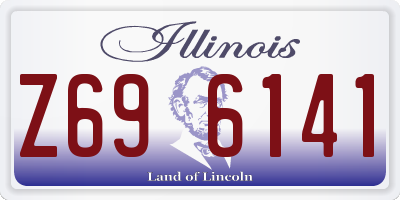 IL license plate Z696141
