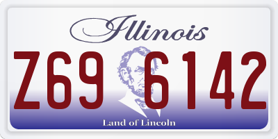 IL license plate Z696142