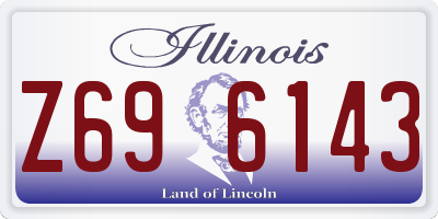 IL license plate Z696143