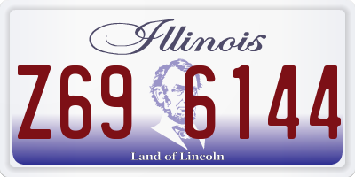 IL license plate Z696144