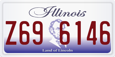 IL license plate Z696146