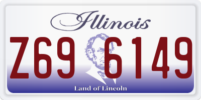 IL license plate Z696149