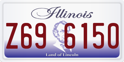 IL license plate Z696150