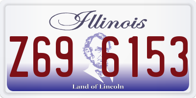 IL license plate Z696153