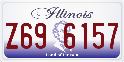 IL license plate Z696157