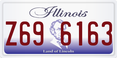 IL license plate Z696163