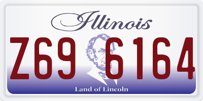 IL license plate Z696164