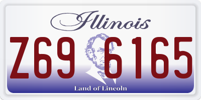 IL license plate Z696165