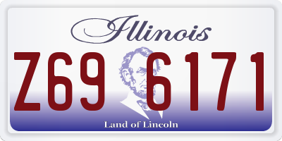 IL license plate Z696171